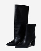 Arden | Black Convertible Knee High & Ankle Boots