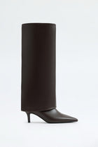 Elise | Dark Brown Classic Leather Boots