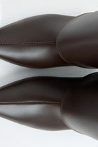 Elise | Dark Brown Classic Leather Boots