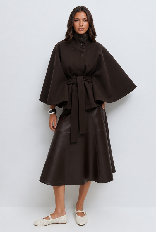 Adeline | Belted Wool Coat