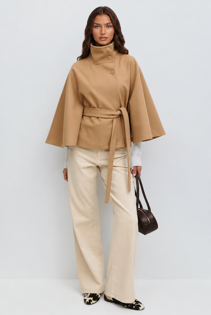 Adeline | Belted Wool Coat