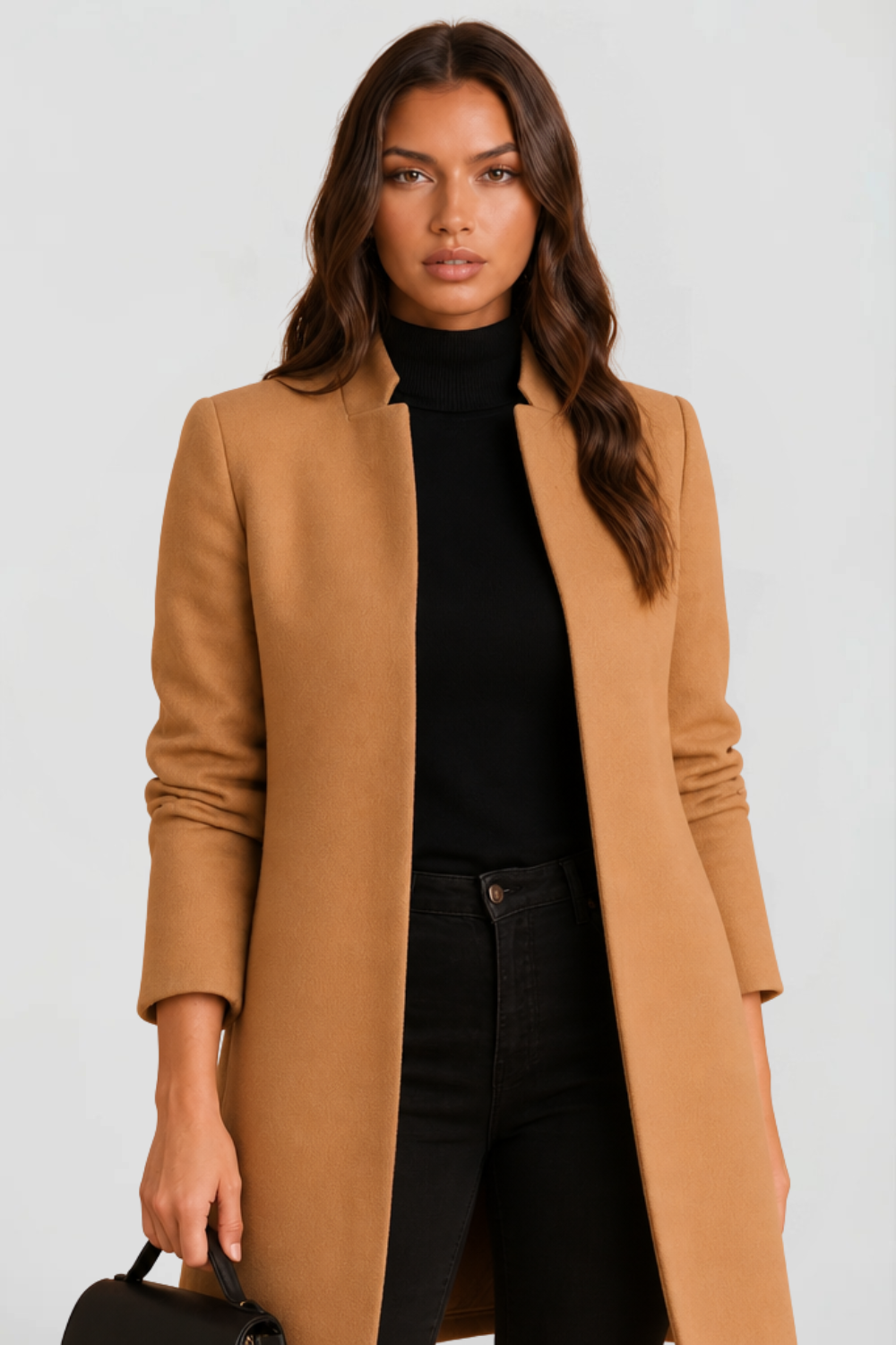 Celeste | Tailored Longline Wool Coat