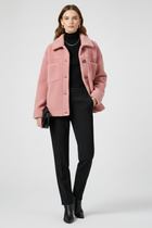 Women’s Fleece Jacket with Buttons and Generous Pockets