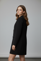 Elara | Woven Longline Blazer Coat