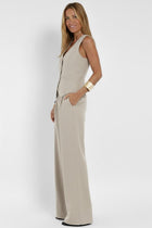 Women’s Two Piece Outfit V Neck Waistcoat