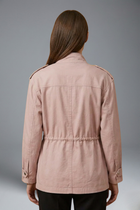 Women’s Utility Jacket with Double Breasted Closure and Belt