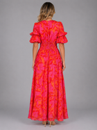 Floral Puff Sleeve Maxi Dress Summer Women