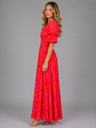 Floral Puff Sleeve Maxi Dress Summer Women