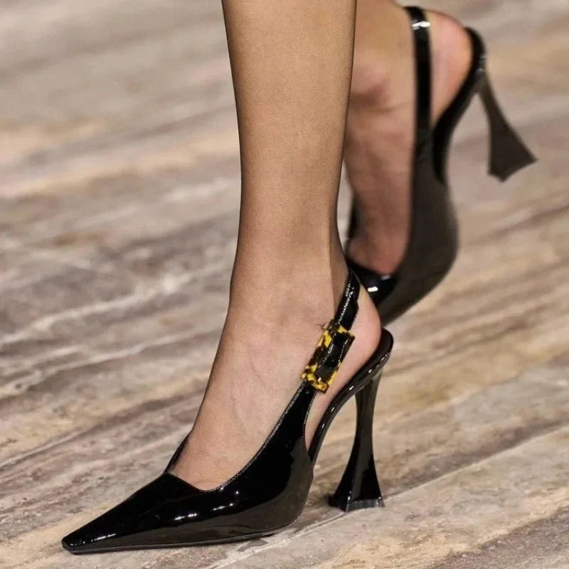 Elyse | Elegant Pointed Toe Slingback Heels for Women