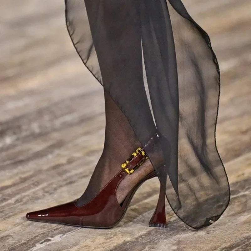 Elyse | Elegant Pointed Toe Slingback Heels for Women