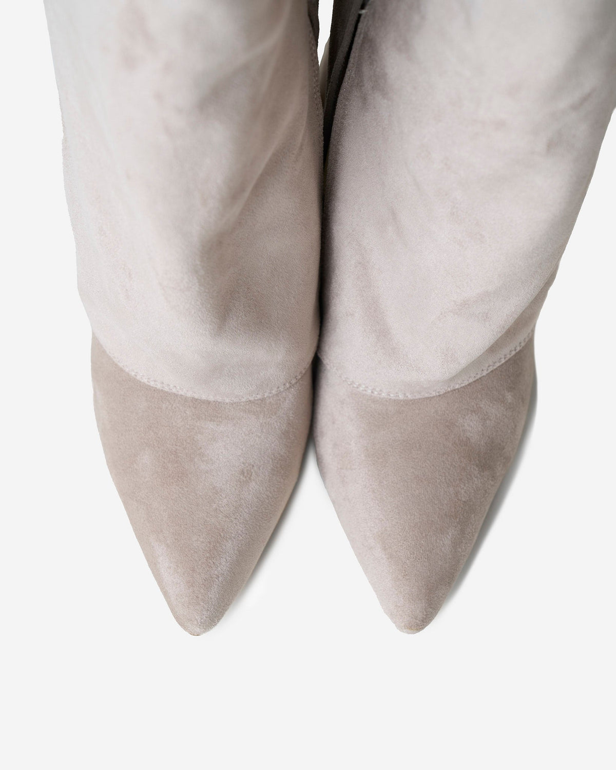 Noelle | Taupe Suede Knee High Boots
