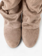 Serena | Beige Slouchy Suede Boots