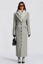 Genevieve | Tailored Longline Wool Coat