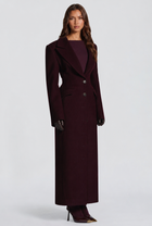Genevieve | Tailored Longline Wool Coat