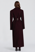 Genevieve | Tailored Longline Wool Coat