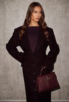 Genevieve | Tailored Longline Wool Coat