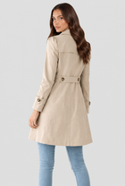 Arden | Cotton Buttoned Trench Coat