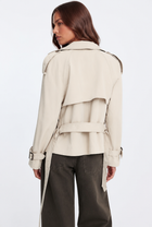 Annelise | Belted Double Breasted Trench Jacket