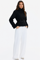 Annelise | Belted Double Breasted Trench Jacket