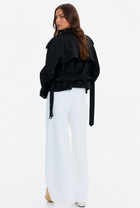 Annelise | Belted Double Breasted Trench Jacket