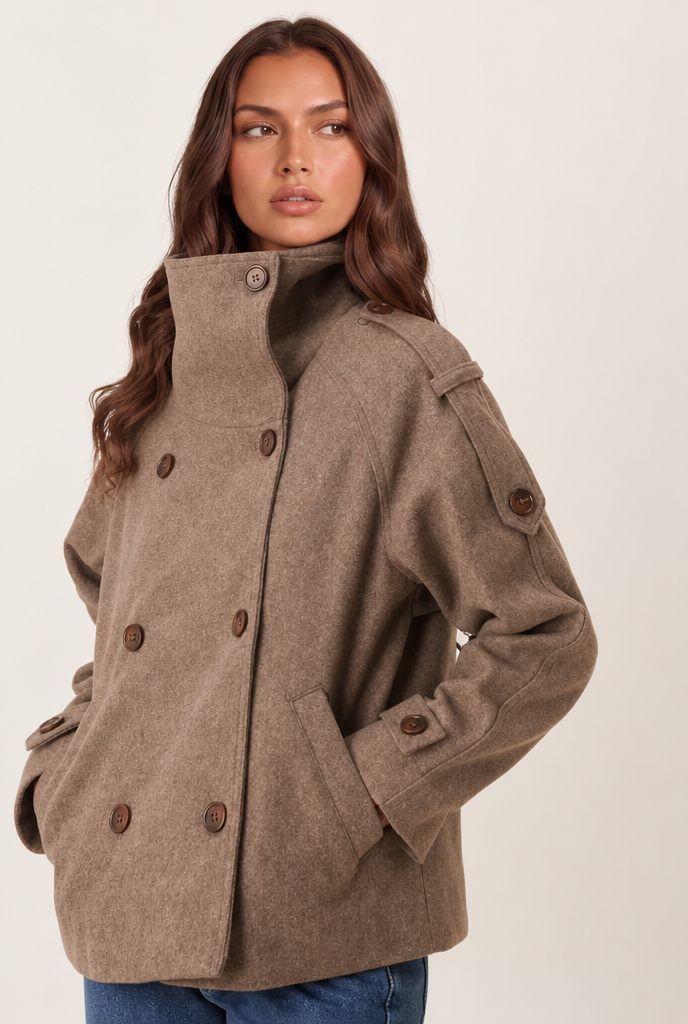 Imogen | Double-Breasted Wool Peacoat