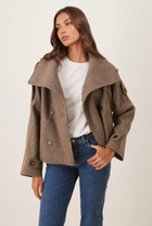 Imogen | Double-Breasted Wool Peacoat