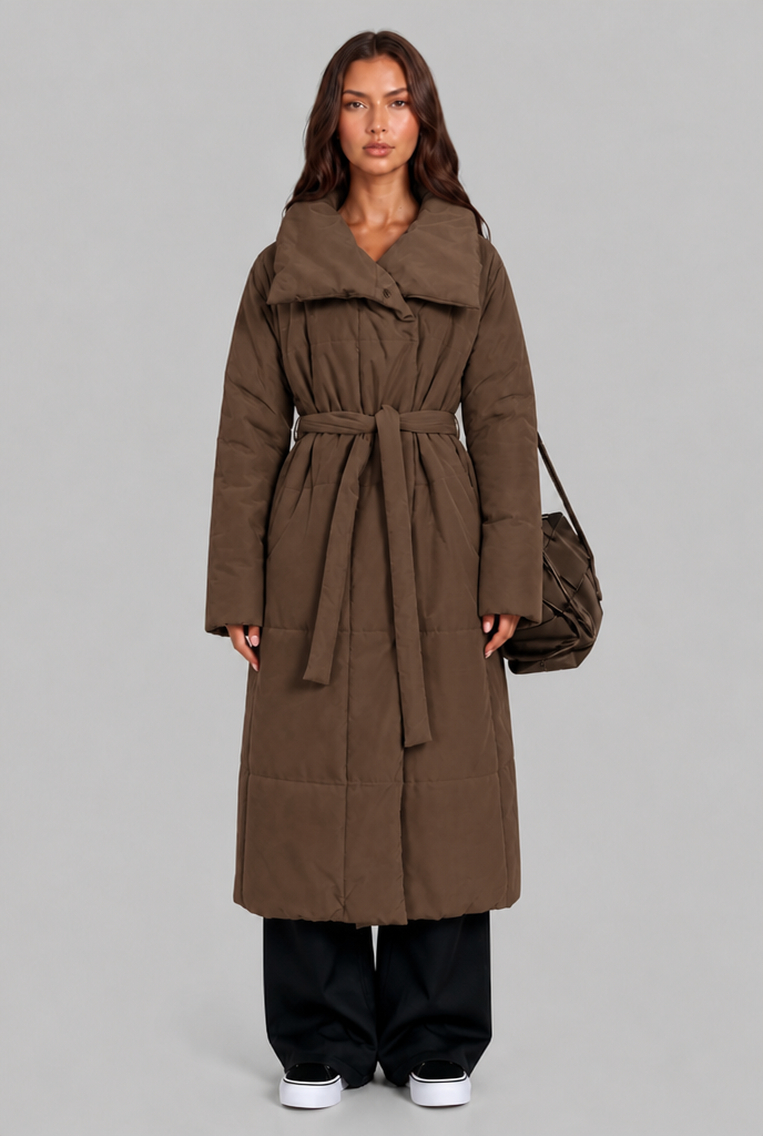 Sabine | Oversized Collar Puffer Coat