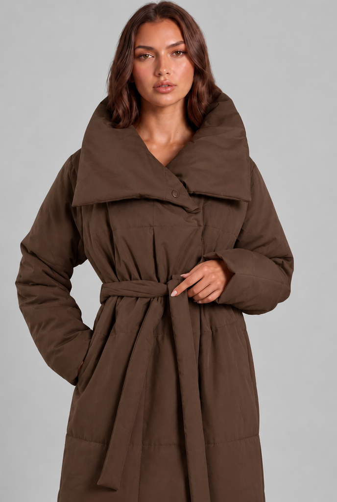 Sabine | Oversized Collar Puffer Coat