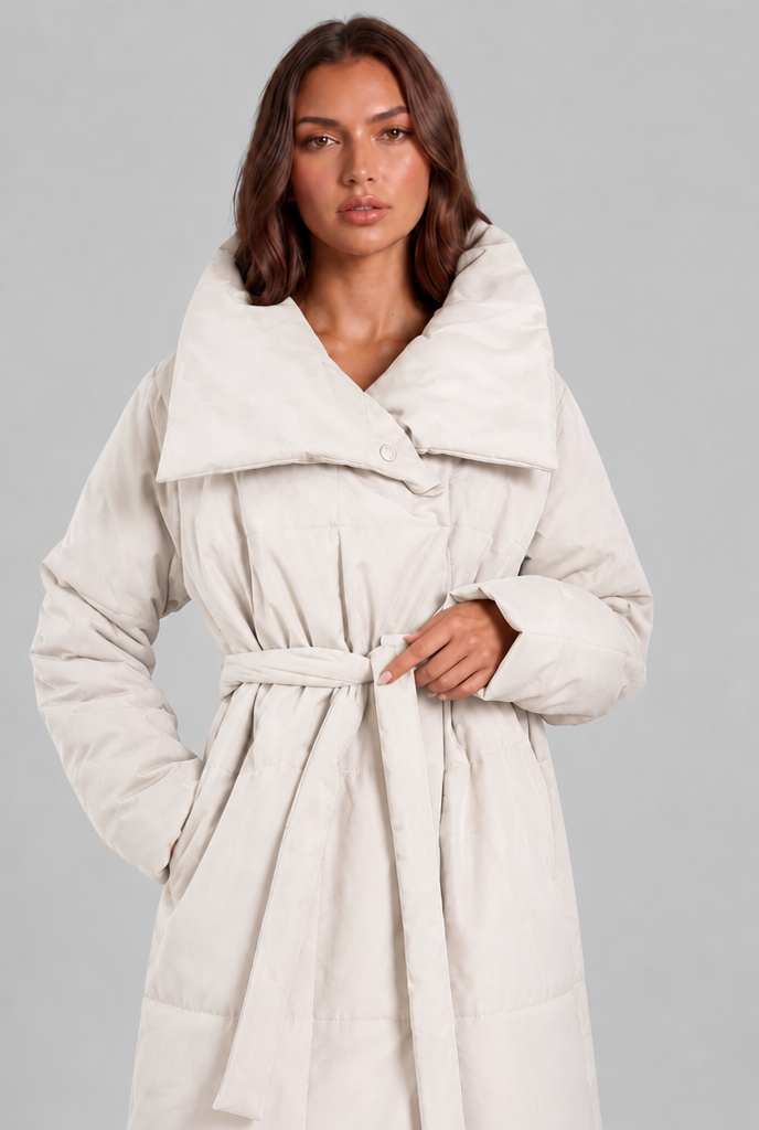 Sabine | Oversized Collar Puffer Coat