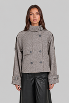 Wren | Cropped Jacket with Buckle Detail