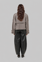 Wren | Cropped Jacket with Buckle Detail
