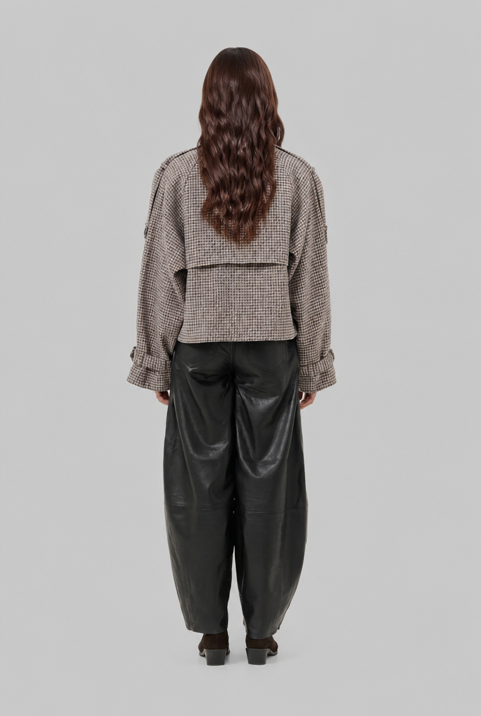 Wren | Cropped Jacket with Buckle Detail