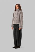 Wren | Cropped Jacket with Buckle Detail