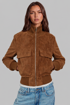 Romilly | Suede Bomber Jacket