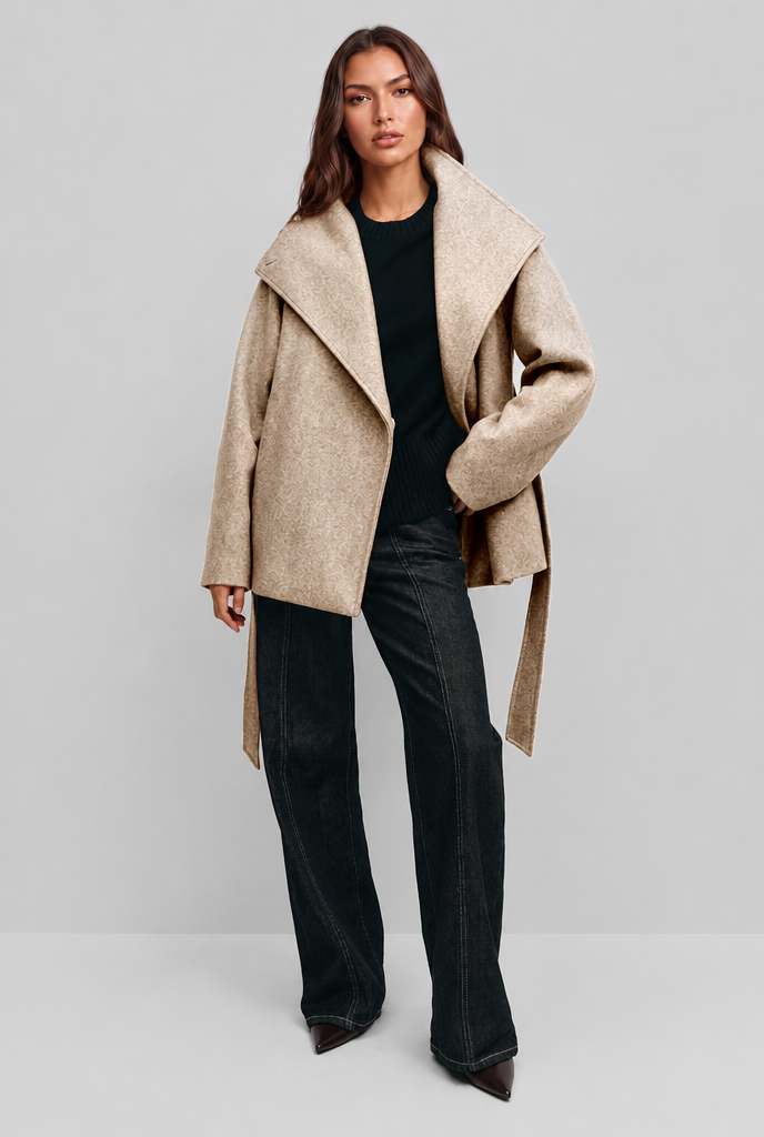Evelina | Belted Wool Coat