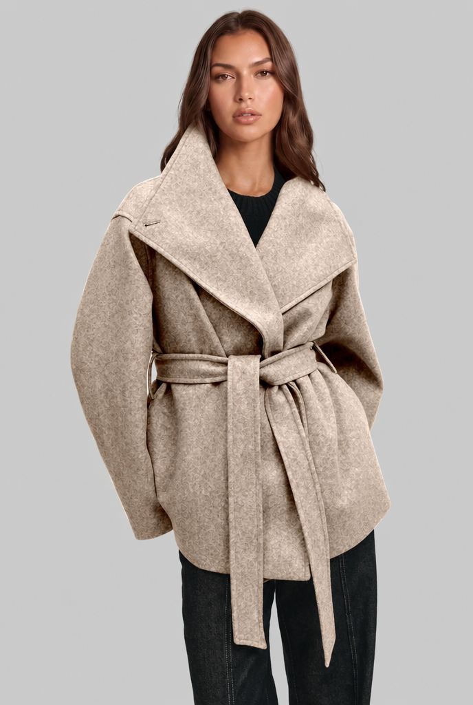 Evelina | Belted Wool Coat