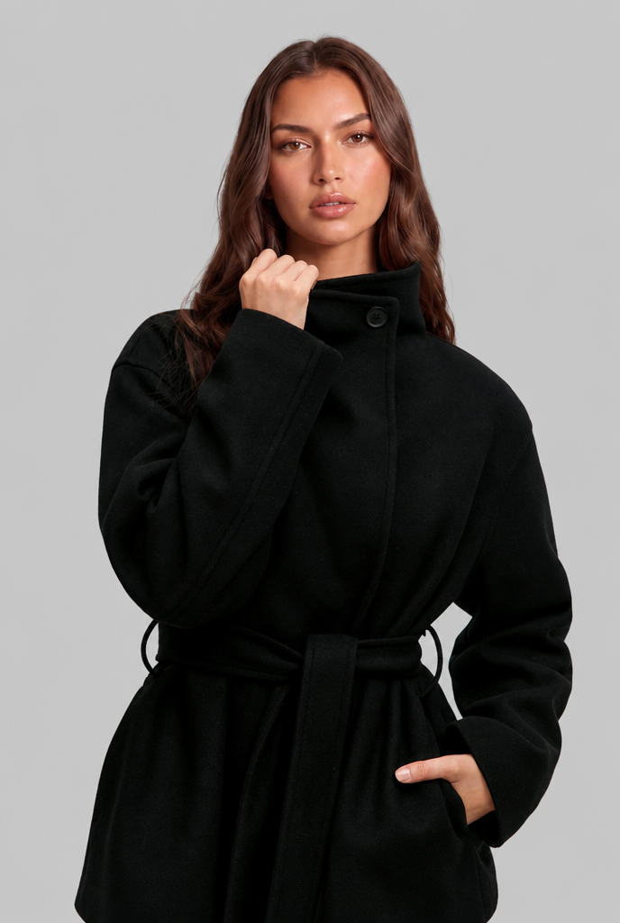 Evelina | Belted Wool Coat
