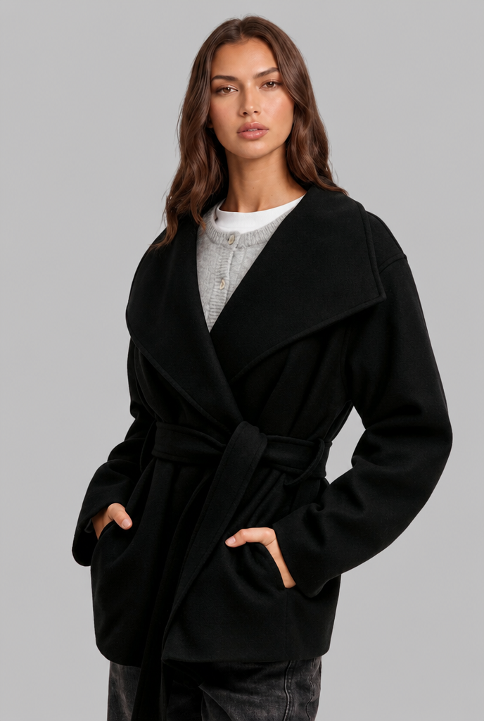 Evelina | Belted Wool Coat