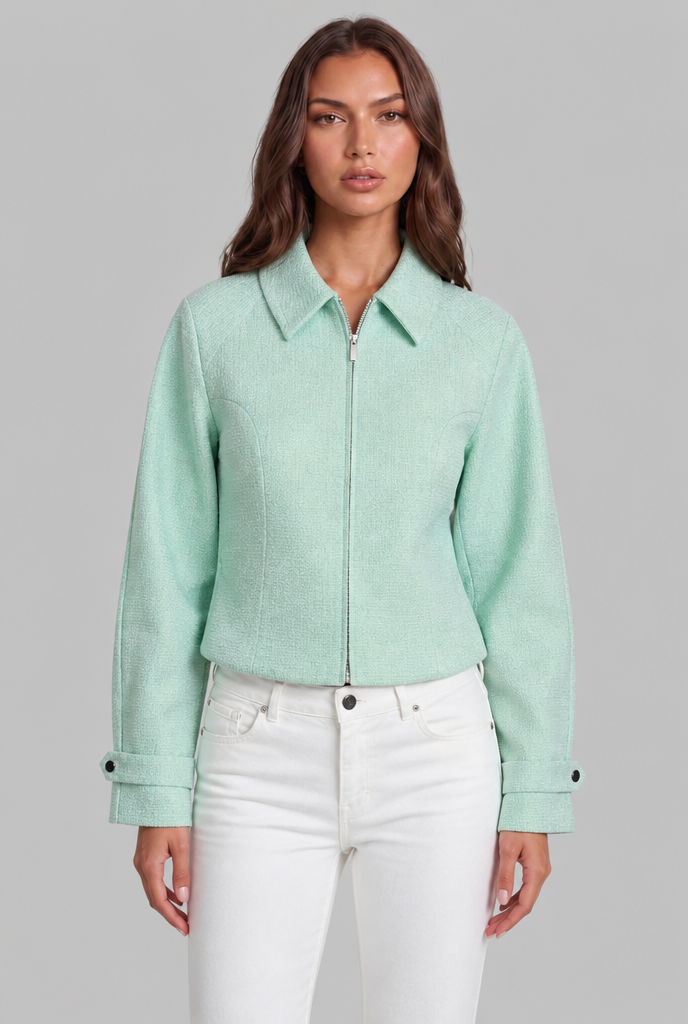 Elowen | Cropped Textured Jacket