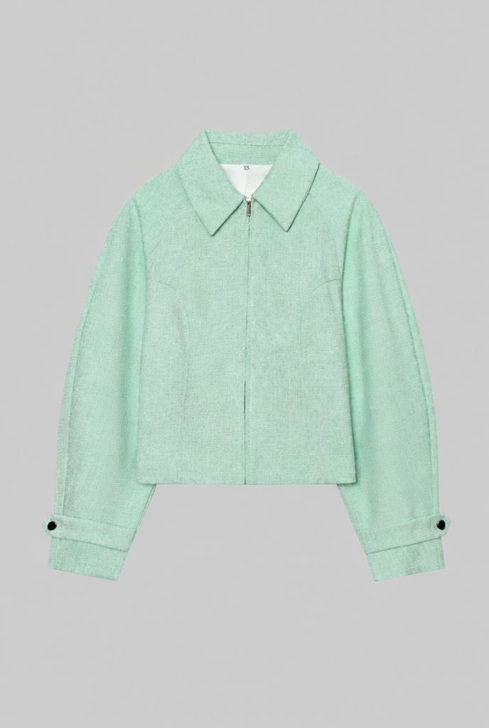 Elowen | Cropped Textured Jacket