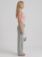 Amelie | Bow Detail Wide Leg Jeans Blue