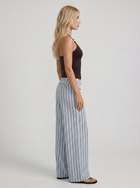 Brielle | Striped Tie Waist Wide Leg Linen Pants