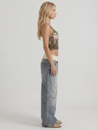 Eden | Fold Over Waist Baggy Jeans Light Blue