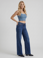 Kaja | High Rise Wide Leg Jeans Dark Blue