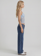 Nora | Low Rise Wide Leg Jeans Blue Wash