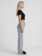 Reese | Distressed Baggy Wide Leg Jeans Light Blue