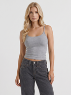 Romy | Pinstripe Wide Leg Jeans Charcoal Blue