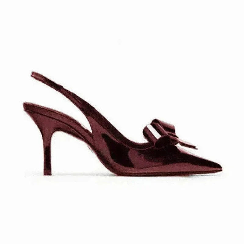 Khalani | Statement Bow Pointed Toe High Heels