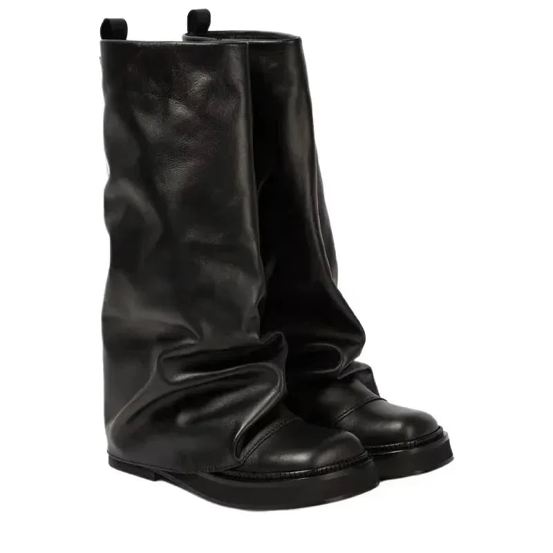 Renata | Oversized Slouch Knee High Boots for Women