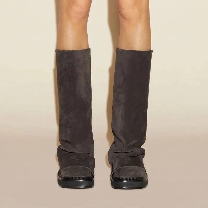Renata | Oversized Slouch Knee High Boots for Women